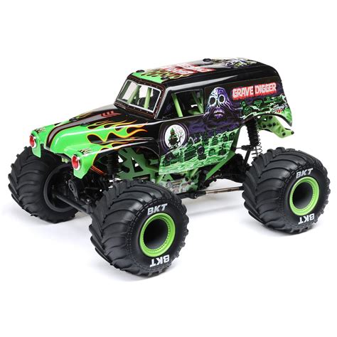 grave digger mini monster truck for sale|losi lmt 1 18.